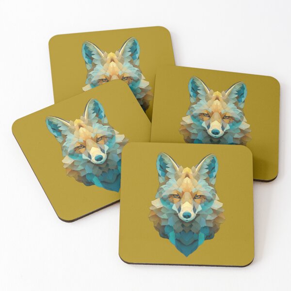Item preview, fox portrait origami designed and sold by O-I-B-F-M-P-T-A.