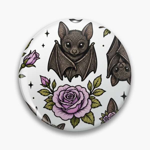 Item preview, Bat Tattoo Flash designed and sold by fairycoffins.