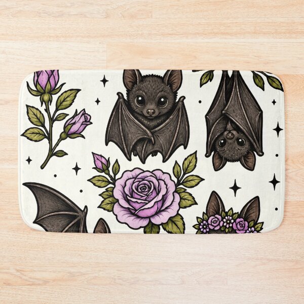 Item preview, Bat Tattoo Flash designed and sold by fairycoffins.