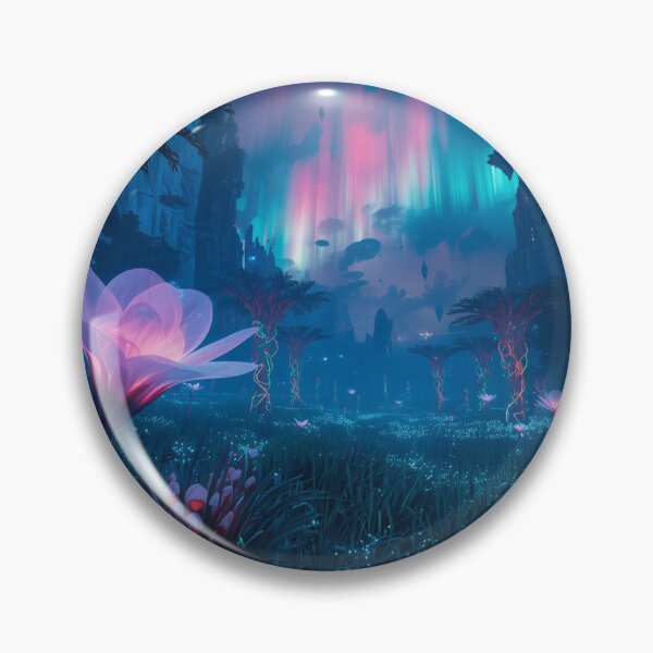 Item preview, Aurora Bloom Pandora Jungle Fantasy Landscape designed and sold by Luminous Wilds.