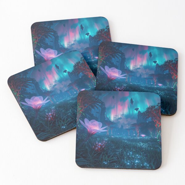 Item preview, Aurora Bloom Pandora Jungle Fantasy Landscape designed and sold by Luminous Wilds.