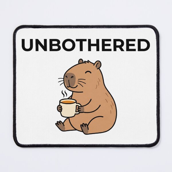 Item preview, Unbothered Capybara Drinking Coffee Funny Animal designed and sold by LikeDrop.