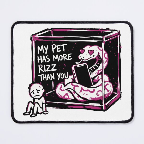 Item preview, My Pet Has More Rizz Than You Funny Ball Python designed and sold by XYZ LAB by Jesuperman.