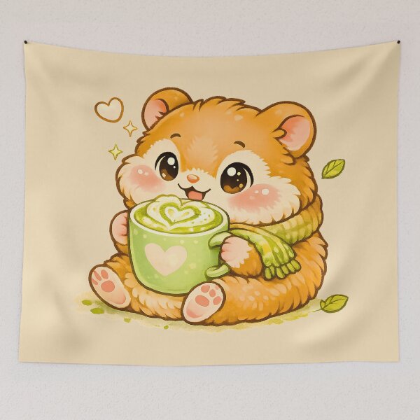 Item preview, Matcha Hamster ?? Cute Kawaii Matcha Lover designed and sold by Pick'n Quick.