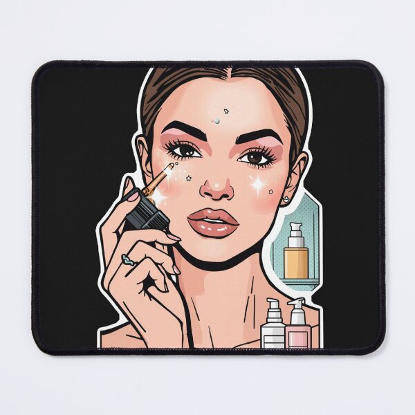 Item preview, Pop Art Skincare Girl with Serum designed and sold by AureliusX.
