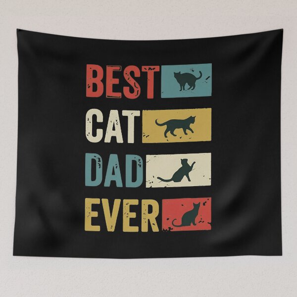 Item preview, Best Cat Dad Ever designed and sold by Dmo3HarkoArt.