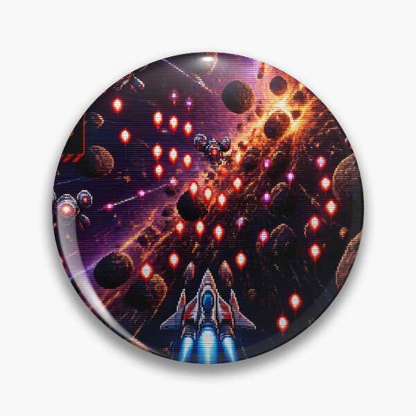 Item preview, Asteroid Belt Escape Run | Retro Space Shooter Bullet Hell Pixel Art designed and sold by ThePixelArchive.