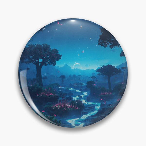 Item preview, Celestial Riverheart Pandora Fantasy Forest Landscape designed and sold by Luminous Wilds.