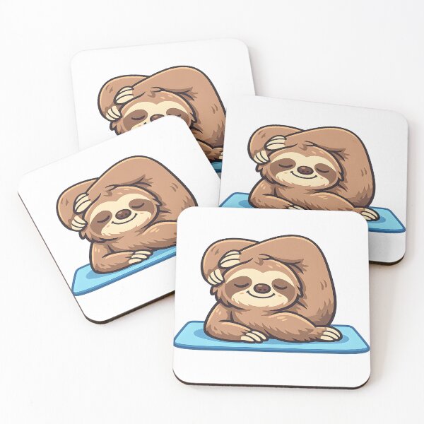 Item preview, Yoga Sloth Namaste in Bed designed and sold by PatiImagination.