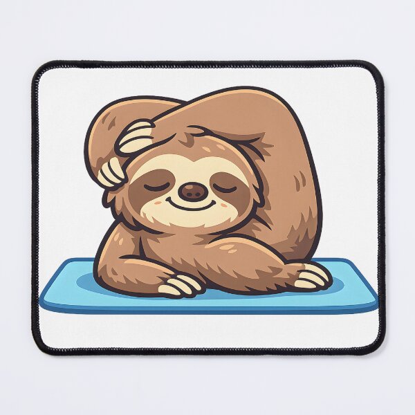 Item preview, Yoga Sloth Namaste in Bed designed and sold by PatiImagination.