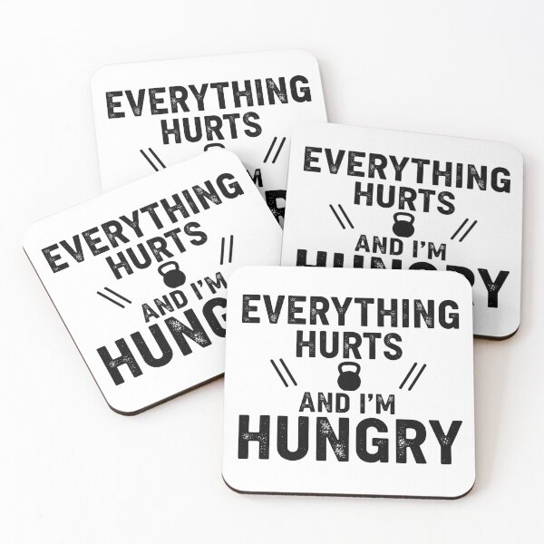 Item preview, Funny Gym Quote Weightlifting Humor Fitness Workout Hungry Lifter Sarcastic Exercise Meme designed and sold by designstoriesMK.
