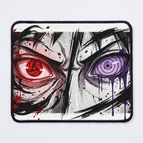 Item preview, Sasuke Dual Dojutsu Glare - Eternal Sharingan and Rinnegan Art designed and sold by MCHDesignST.