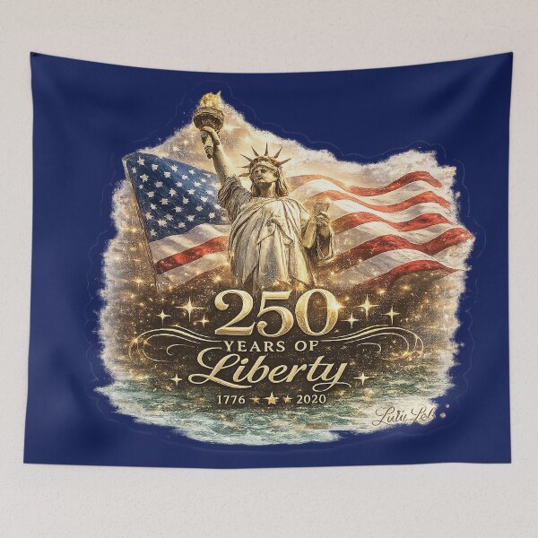 Item preview, Statue of Liberty - American Flag - Freedom Celebration designed and sold by LuluLeb.