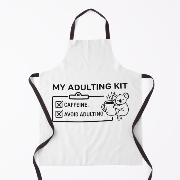 Item preview, My Adulting Kit Funny Koala Coffee Humor designed and sold by LikeDrop.