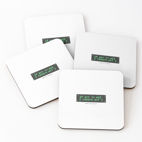 Item preview, if err != nil return err Half My Codebase designed and sold by Bianca Oltean.