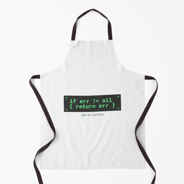 Item preview, if err != nil return err Half My Codebase designed and sold by Bianca Oltean.