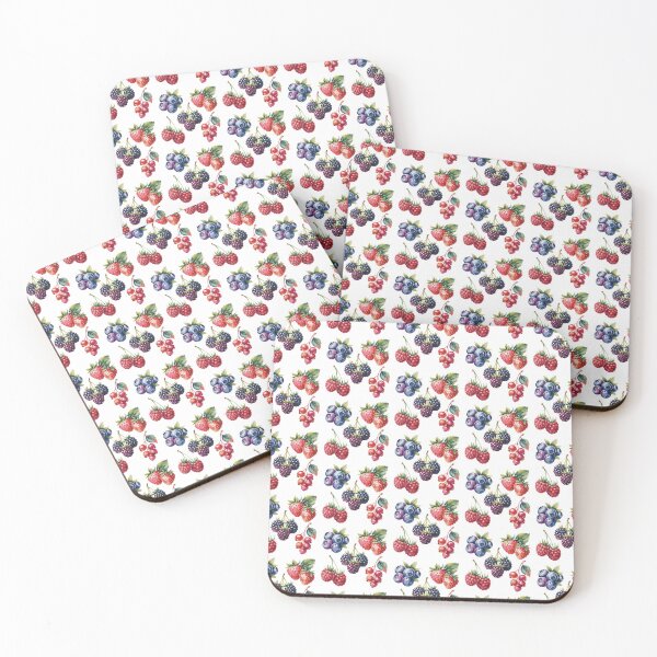 Item preview, Watercolor Berries Art - Multiple Berries designed and sold by Caviar-Studio.