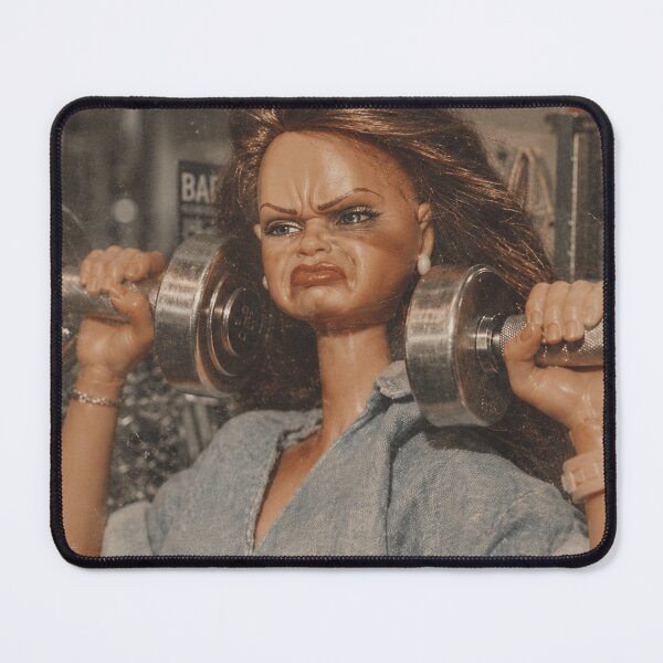 Item preview, Funny Disgusting Gym Girl Vintage Workout Meme Humor Fitness designed and sold by Starry Night Creative Art.