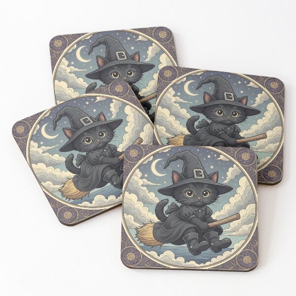 Item preview, The Little Midnight Witch designed and sold by Black Cat Matters.