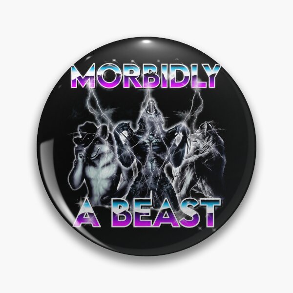 Item preview, Funny Alpha Wolf Meme Morbidly A Beast designed and sold by Starry Night Creative Art.