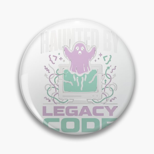 Item preview, Haunted By Legacy Code Cute Coder Ghost designed and sold by Bianca Oltean.