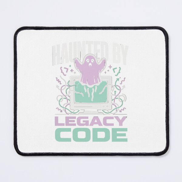 Item preview, Haunted By Legacy Code Cute Coder Ghost designed and sold by Bianca Oltean.