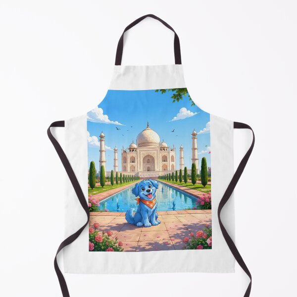 Item preview, Blue Dog at the Taj Mahal designed and sold by pensational.