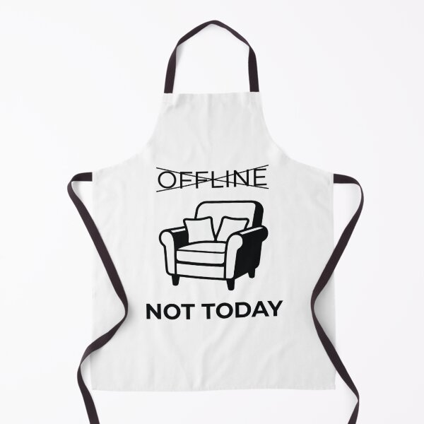Item preview, Offline Not Today Lazy Couch Introvert Humor designed and sold by LikeDrop.