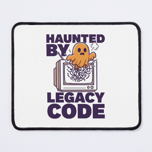 Item preview, Haunted By Legacy Code Coder Ghost designed and sold by Bianca Oltean.