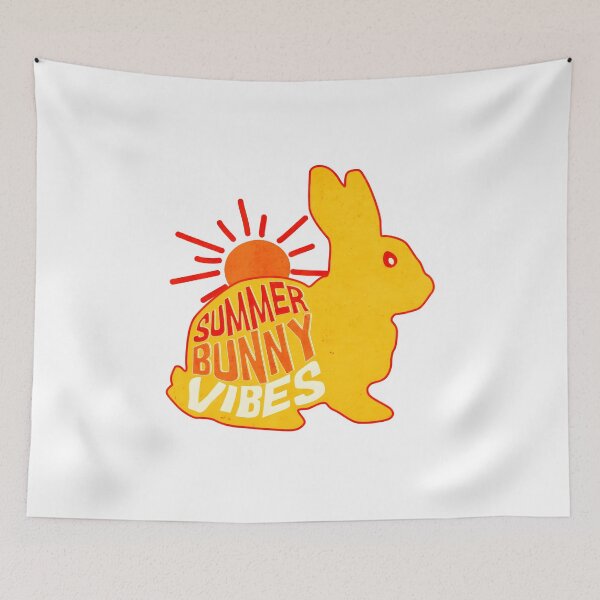 Item preview, Summer Bunny Vibes Tee designed and sold by Danniikitty.