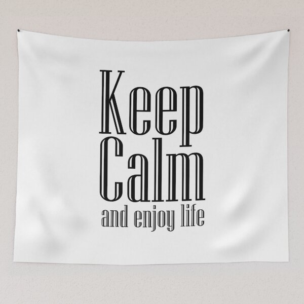 Item preview, keep calm and enjoy life designed and sold by Artimax-Studio.