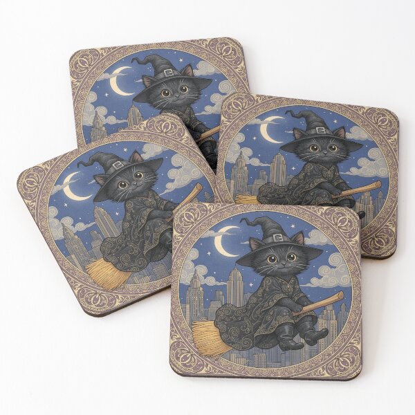 Item preview, Stardust and Whiskers ​ designed and sold by Black Cat Matters.