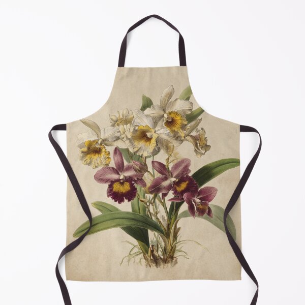 Artikelvorschau, Vintage-Kunstwerk mit tropischen Orchideenmotiven entworfen und verkauft von desmondlyon.
