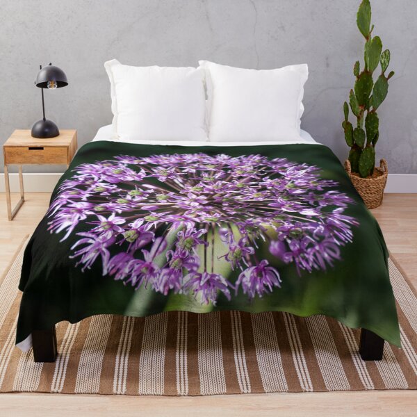 Item preview, Solo Vibrant Purple Allium Blossom designed and sold by Georgia Mizuleva.