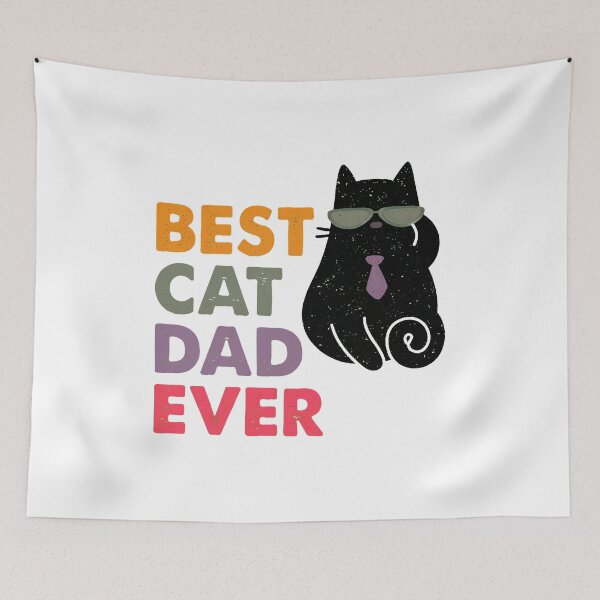 Item preview, Best Cat Dad Ever designed and sold by Dmo3HarkoArt.