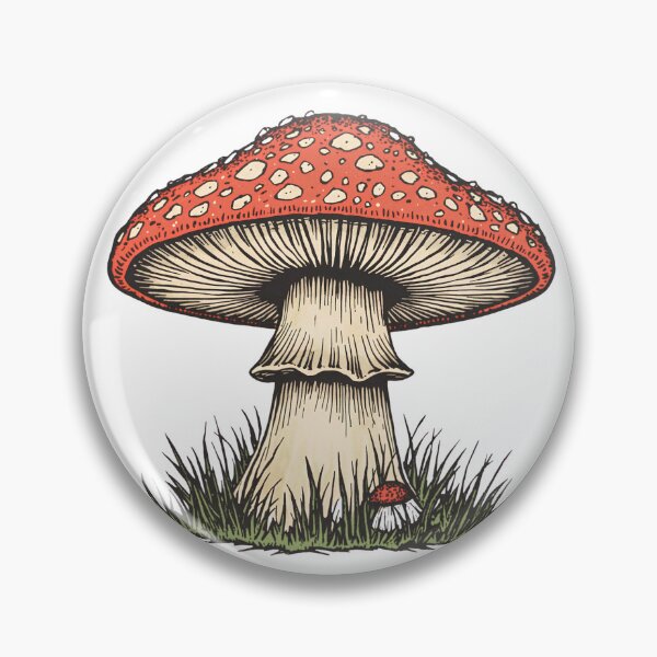 Item preview, Vintage Amanita Muscaria - Cottagecore Botanical Mushroom designed and sold by Melian Vintage.