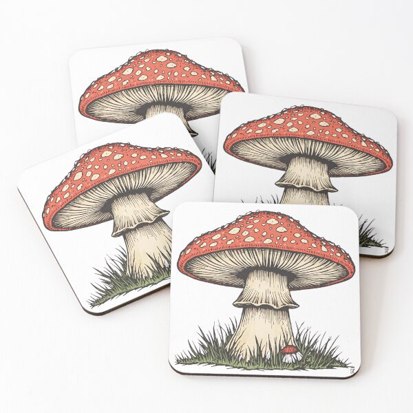 Item preview, Vintage Amanita Muscaria - Cottagecore Botanical Mushroom designed and sold by Melian Vintage.