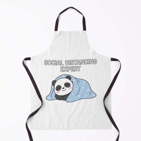 Item preview, Social Distancing Expert Cute Panda Introvert Humor designed and sold by LikeDrop.