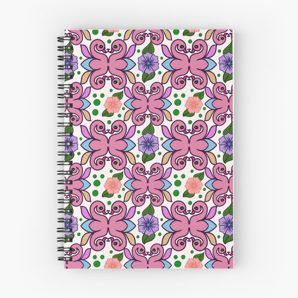 Item preview,  Whimsical Folk Bird Floral Pattern designed and sold by HopeAndHustle.