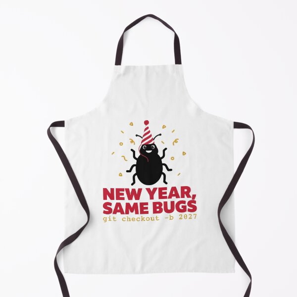 Item preview, New Year Same Bugs Git Checkout 2027 designed and sold by Bianca Oltean.