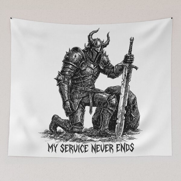 Item preview, Eternal Vigil - Black Knight designed and sold by bapupa.