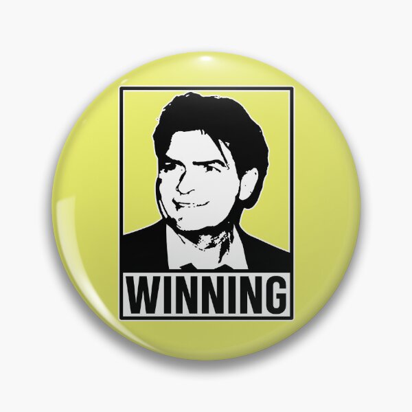 Item preview, Charlie Sheen Winning Black White designed and sold by PastelWingg.
