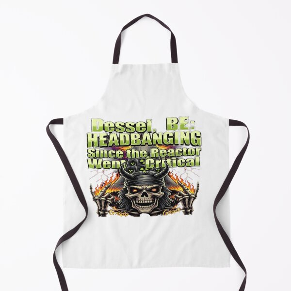 Item preview, Dessel, BE: Headbanging Since the Reactor Went Critical | Funny Heavy Metal Festival T-Shirt Design designed and sold by Sushikidsntoddlers.