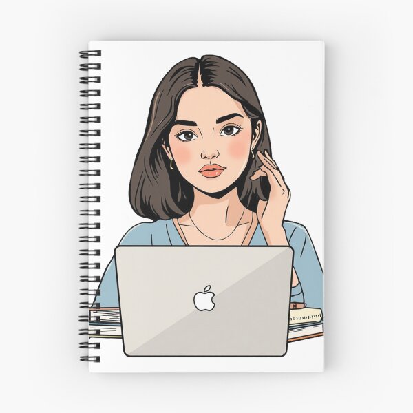 Item preview, Pop Art Girl Working on Laptop designed and sold by  AureliusX.