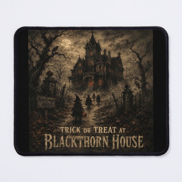 Item preview, Group Of Children Walking To Blackthorn House Halloween Tee designed and sold by POD DYNASTY.