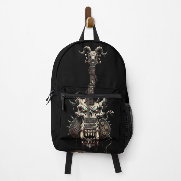 Item preview, Death Power Skull Guitar Snakes — Occult Dark Metal Art designed and sold by David Mateo ArtWorks.