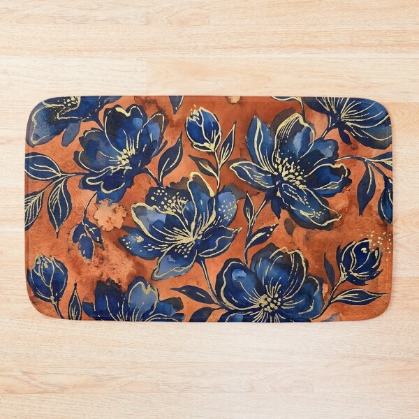 Item preview, Navy Floral  designed and sold by GraphicsClub.
