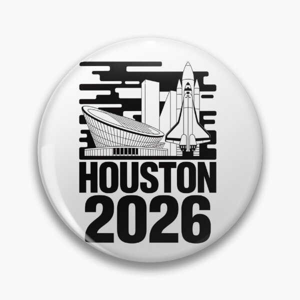 Item preview, Houston 2026 Space Shuttle Football T-Shirt V1 designed and sold by DarylWelsh2024.