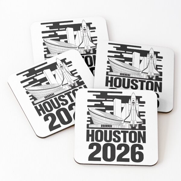 Item preview, Houston 2026 Space Shuttle Football T-Shirt V1 designed and sold by DarylWelsh2024.