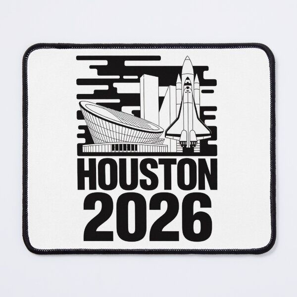 Item preview, Houston 2026 Space Shuttle Football T-Shirt V1 designed and sold by DarylWelsh2024.